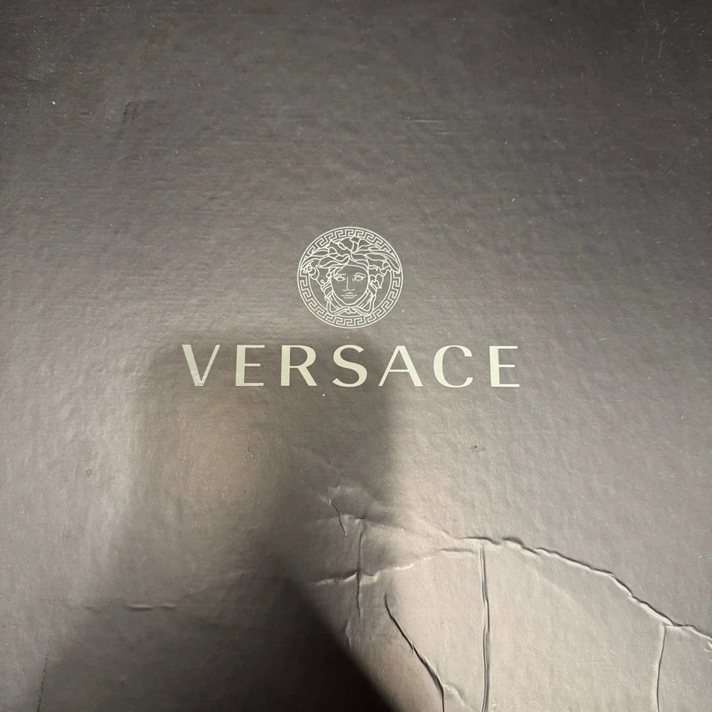 Versace Teal and Green Sneakers - Picture 2 of 9